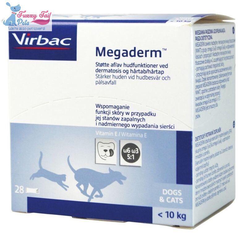 Gel ăn dinh dưỡng cho chó mèo dưới 10kg Virbac Megaderm TM