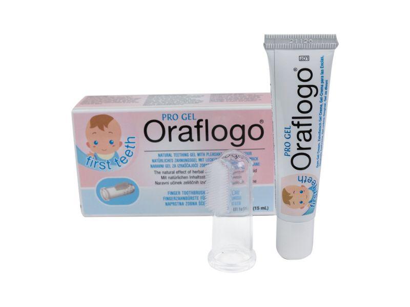 Gel bôi đặc biệt cho trẻ mọc răng sữa Oraflogo Gel for First Teeth