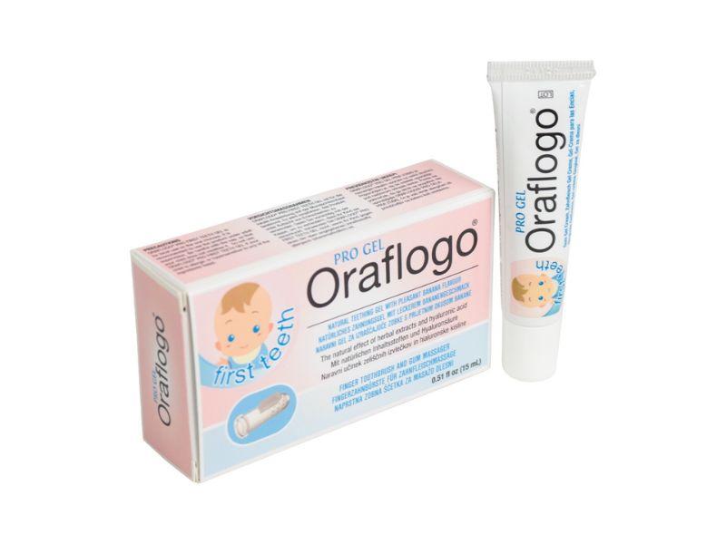 Gel bôi đặc biệt cho trẻ mọc răng sữa Oraflogo Gel for First Teeth