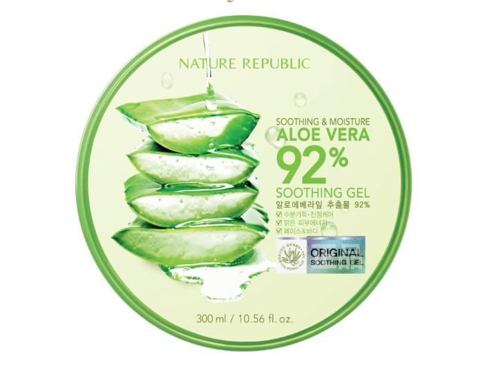 Gel lô hội Nature Republic Soothing & Moisture Aloe Vera 92% Soothing Gel
