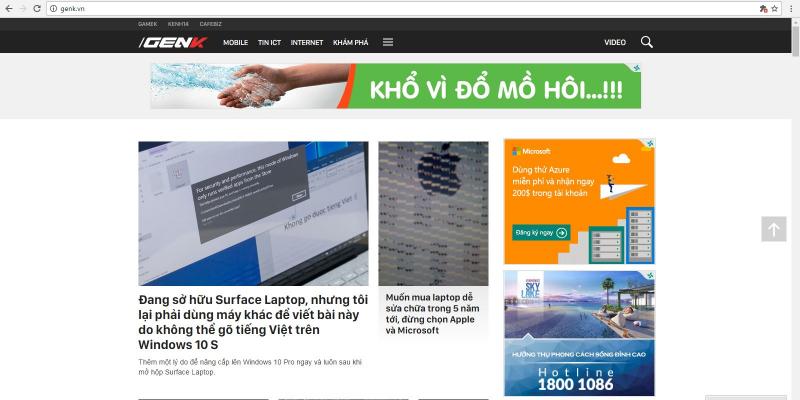 GenK là một website diễn đàn công nghệ nổi tiếng và phổ biến tại Việt Nam
