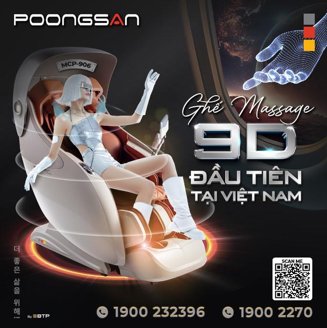 Ghế massage cao cấp Poongsan MCP-906