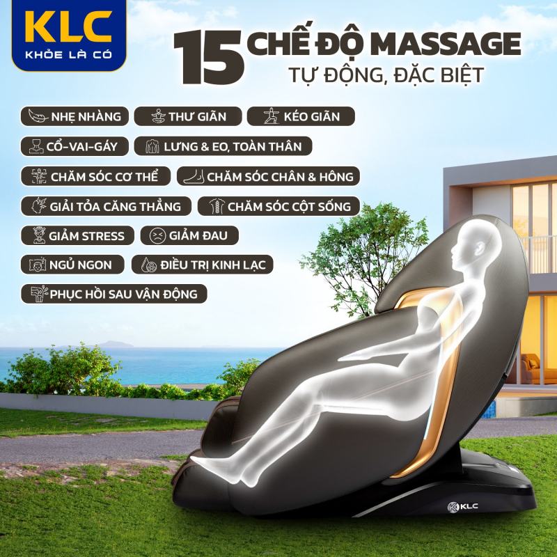 Ghế massage KLC – Quảng Ngãi