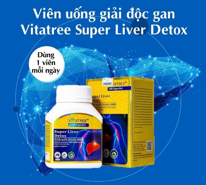 Giải độc gan Vitatree Super Liver Detox