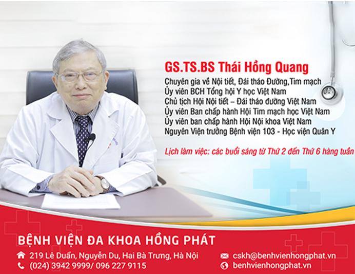 Giáo sư, Tiến sĩ Thái Hồng Quang
