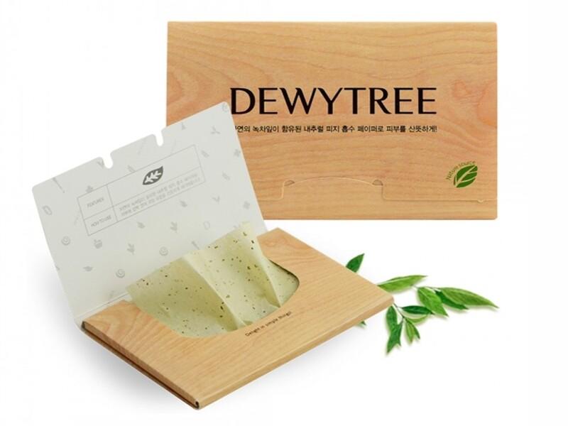 Giấy thấm dầu Dewytree Nature Source Green Tea Mattifying Linens