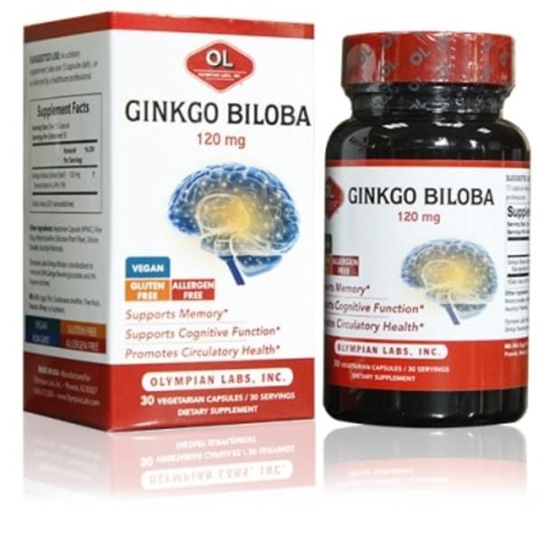 Viên uống bổ não Olympian Labs Ginkgo Biloba