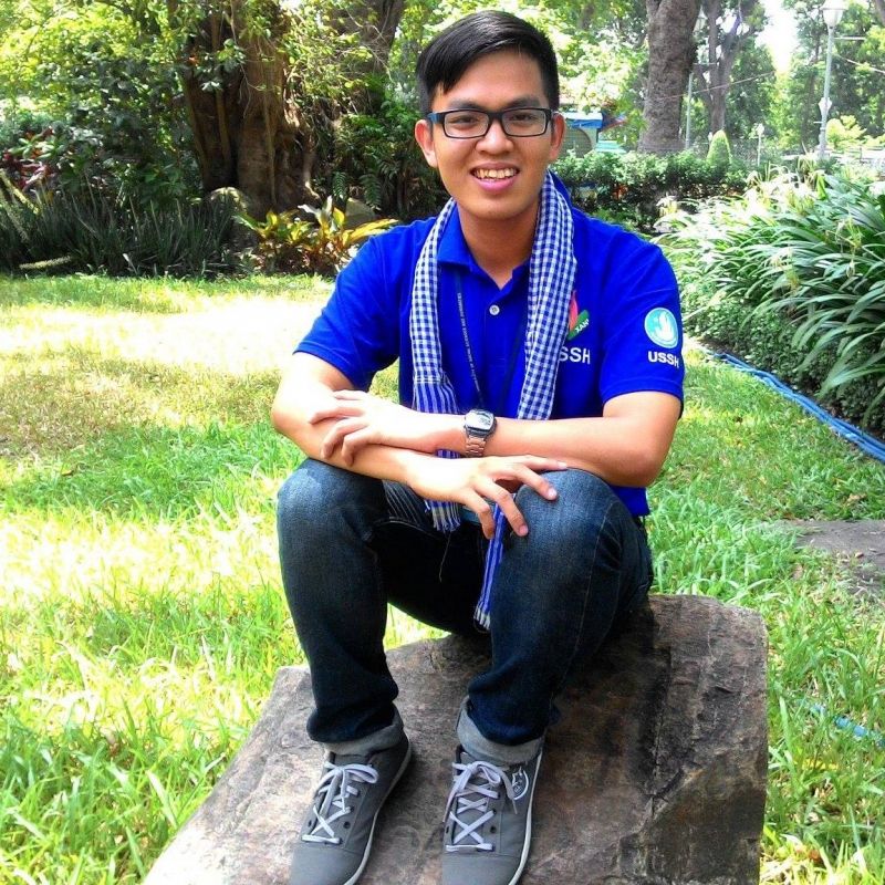 Bạn Tạ Lê Minh Phước - sinh viên năm ba ngành Ngữ văn Anh - ĐH KHXH & NV TPHCM