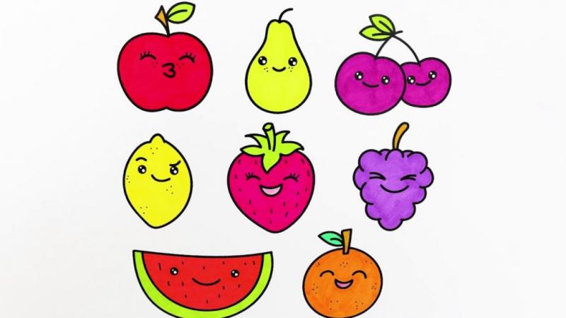 Giúp bé học màu sắc trong tiếng Anh qua các loại quả