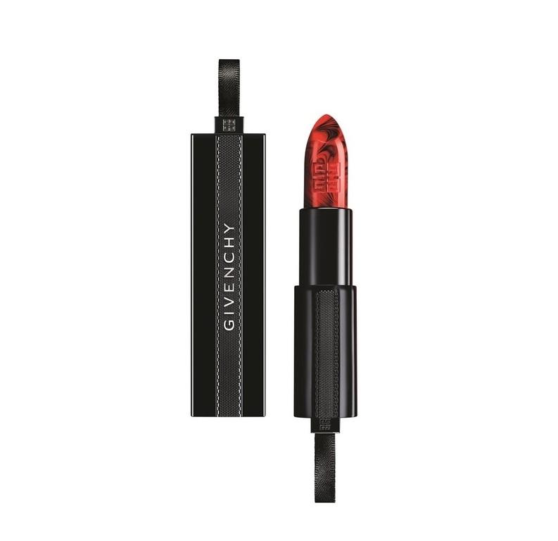 Givenchy Rouge Interdit Satin Lipstick- Marble Rouge Revelateur