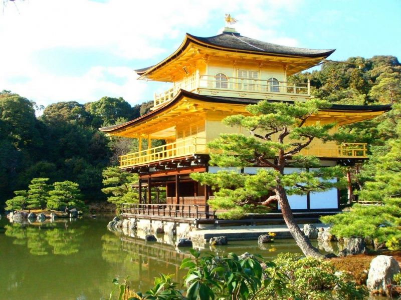 Gonlden Pavillion - Chùa Gác Vàng ở cố đô Kyoto