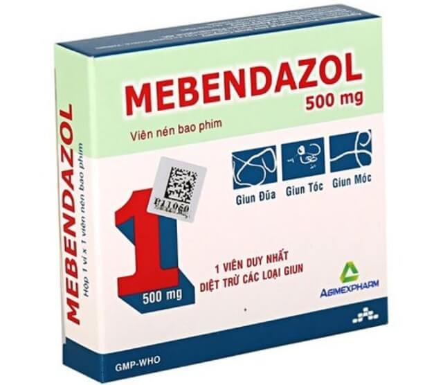 Thuốc tẩy giun trẻ em Mebendazol