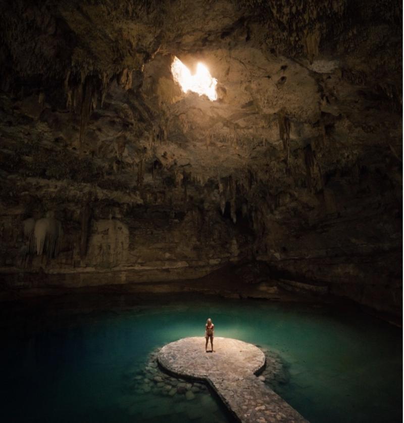 Con sông ngầm bí ẩn mang tên Cenote Suyton tại Mexico