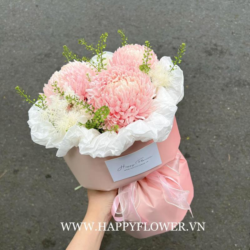 Happy Flower cam kết sử dụng những loại hoa tươi chất lượng nhất và sẽ luôn cập nhật các mẫu hoa mới nhất để đáp ứng nhu cầu của khách hàng