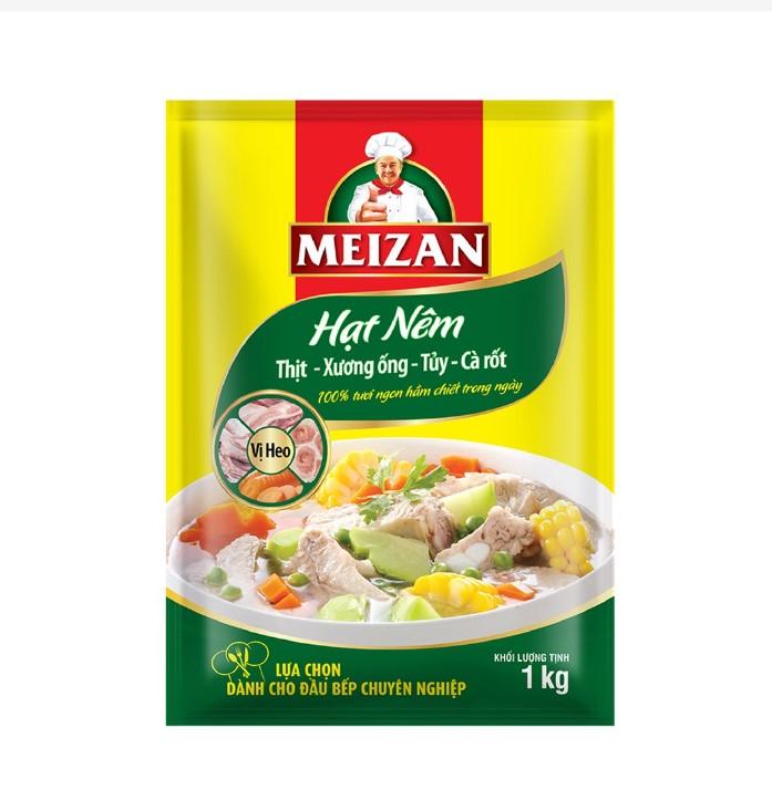 Hạt nêm Meizan thịt - xương ống - tủy - cà rốt - vị heo