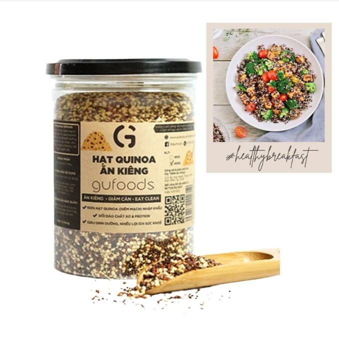 Hạt quinoa (diêm mạch) 3 màu ăn kiêng GUfoods