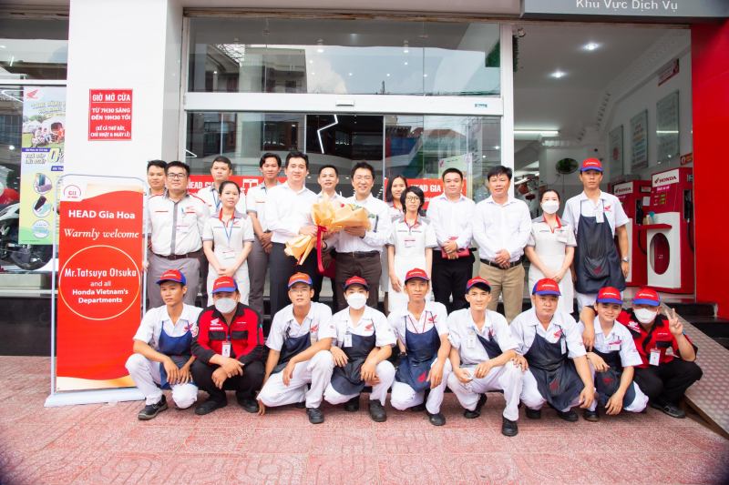 Đội ngũ nhân viên của Honda Gia Hòa