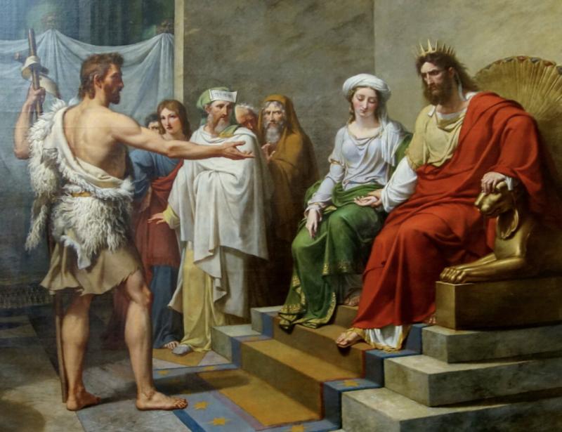 Herod Antipas bị Thánh John Tẩy Giả lên tiếng chỉ trích về cuộc hôn nhân bất hợp pháp của mình