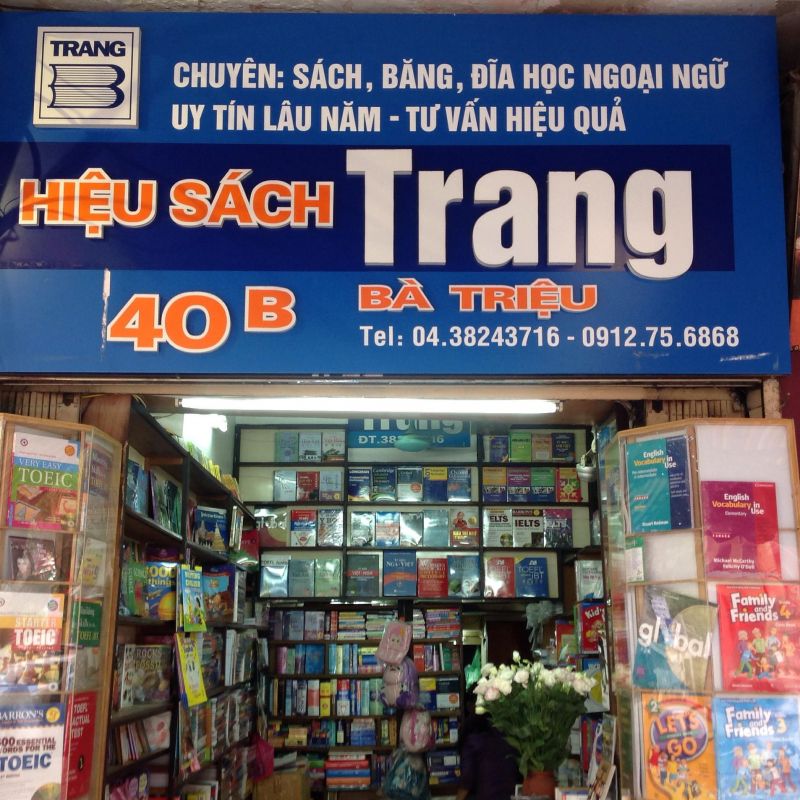 Hiệu sách Trang - 40B Bà Triệu, Hà Nội