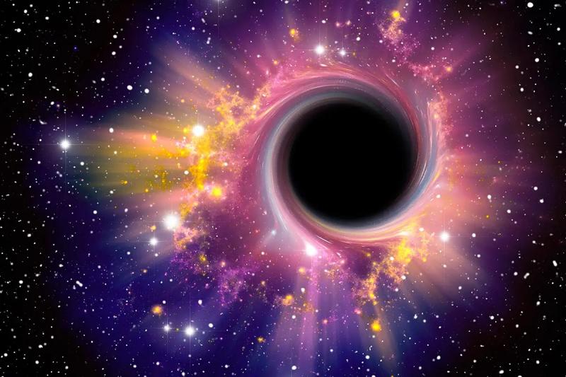 Hố đen làm biến dạng không gian và thời gian