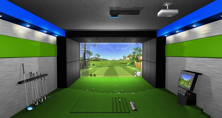 Phòng tập golf 3D hàng chục tỷ cho các golfer tập đánh