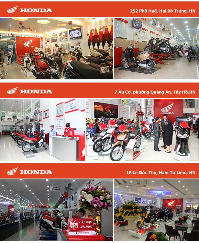 Showrooms của Hồng Hạnh Motor