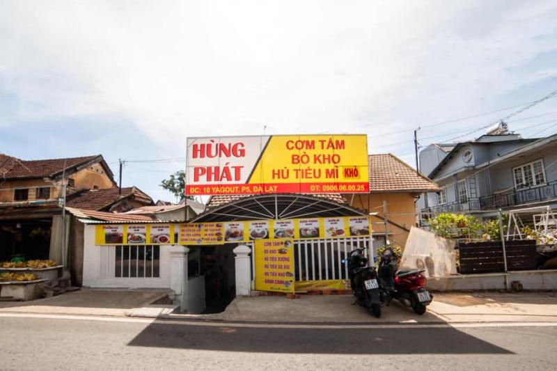 Hủ tiếu quán ăn sáng Hùng Phát