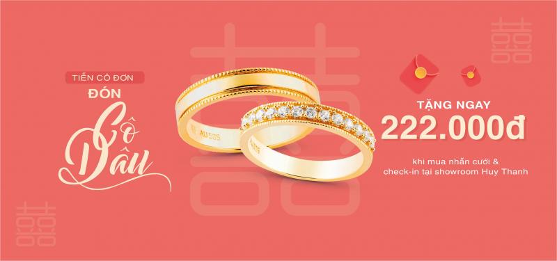 Nhẫn cưới của Huy Thanh Jewelry