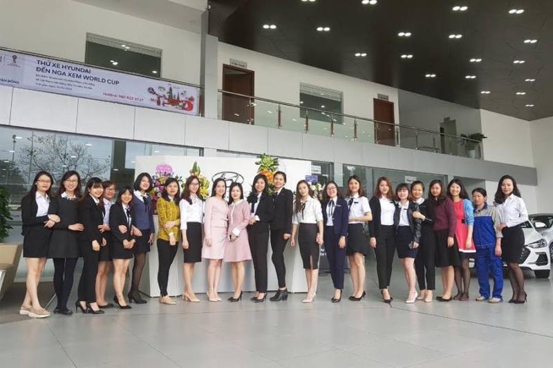 Đội ngũ nhân sự tại Hyundai Phạm Văn Đồng chuyên nghiệp trong cung cách phục vụ