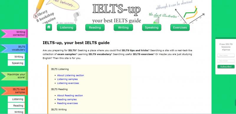 Trang web IELTS-Up