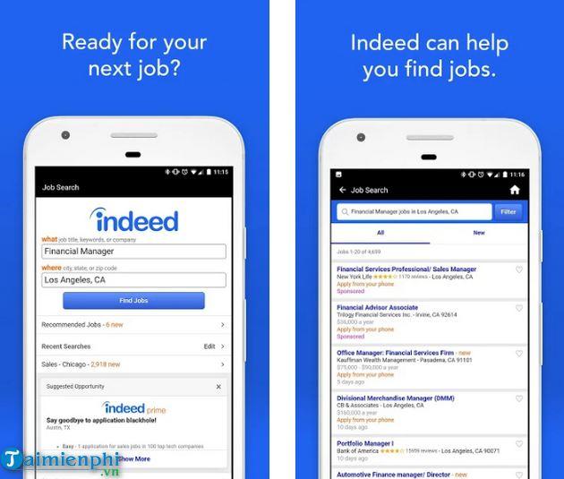 Ứng dụng Indeed Job Search
