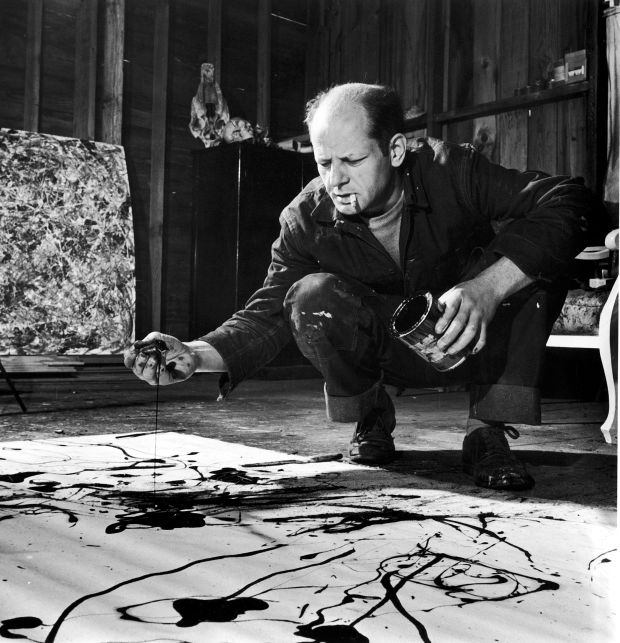 Jackson Pollock là nghệ sĩ Mỹ đầu tiên theo trường phái nghệ thuật trừu tượng