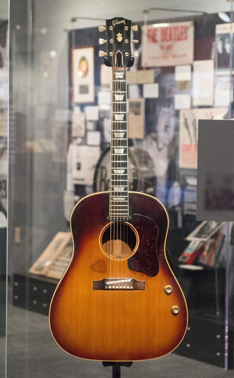 John Lennon’s 1962 Gibson J-160E Acoustic-Electric