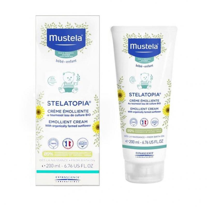 Kem bôi chàm cho trẻ Mustela Stelatopia Emollient Cream