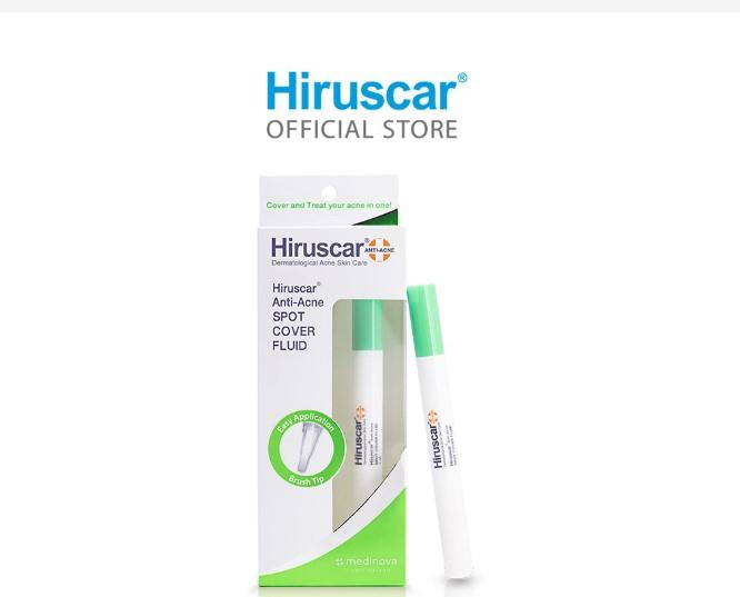 Kem che khuyết điểm và ngăn ngừa mụn Hiruscar Anti Acne Spot Cover Fluid