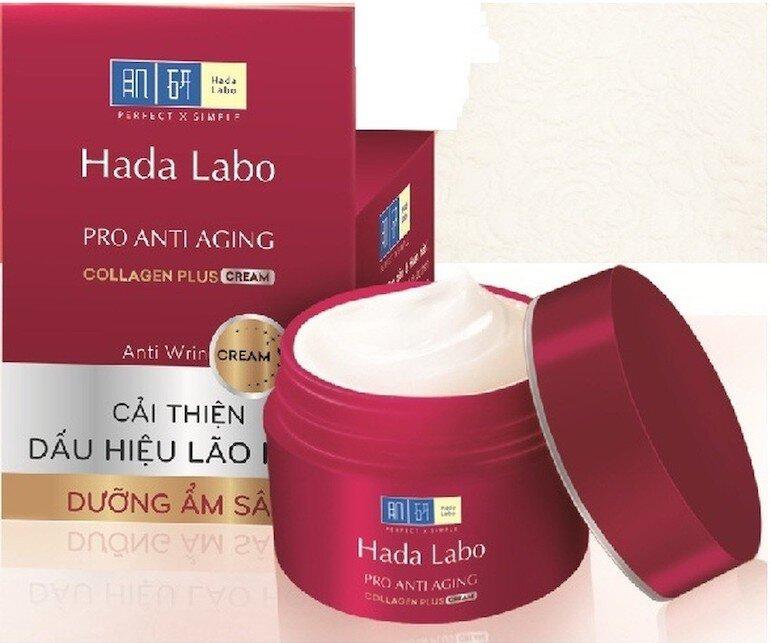Kem chống lão hoá Hada Labo Pro Anti Aging Collagen Plus Cream