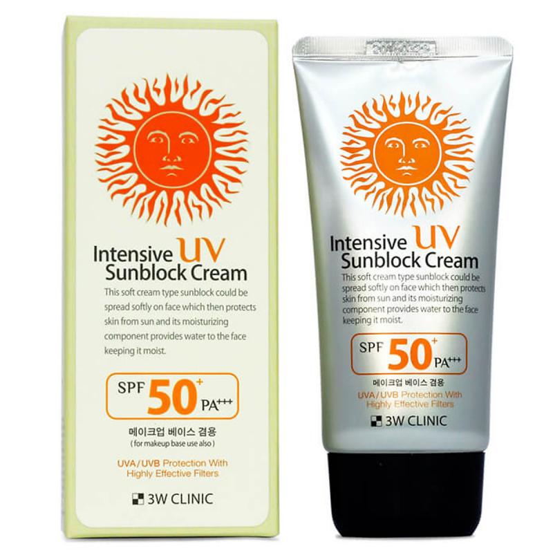 Kem chống nắng 3W Clinic Intensive UV Sunblock Cream
