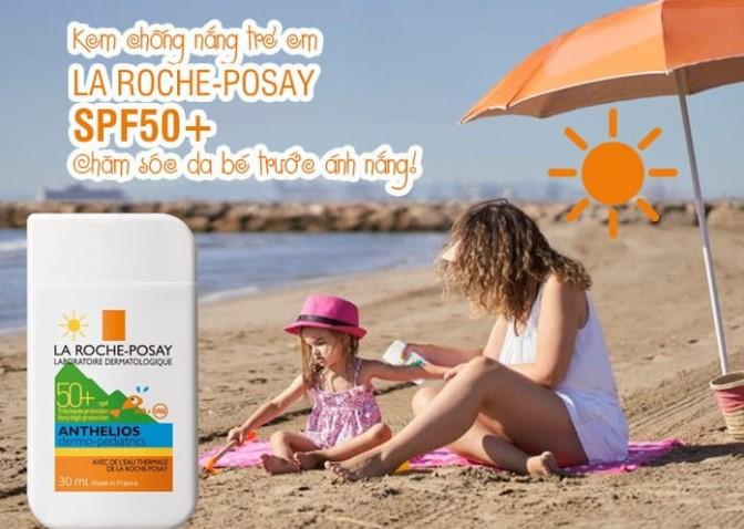 Kem chống nắng dạng sữa dành cho trẻ em SPF50+ La Roche-Posay Anthelios Dermo Kid