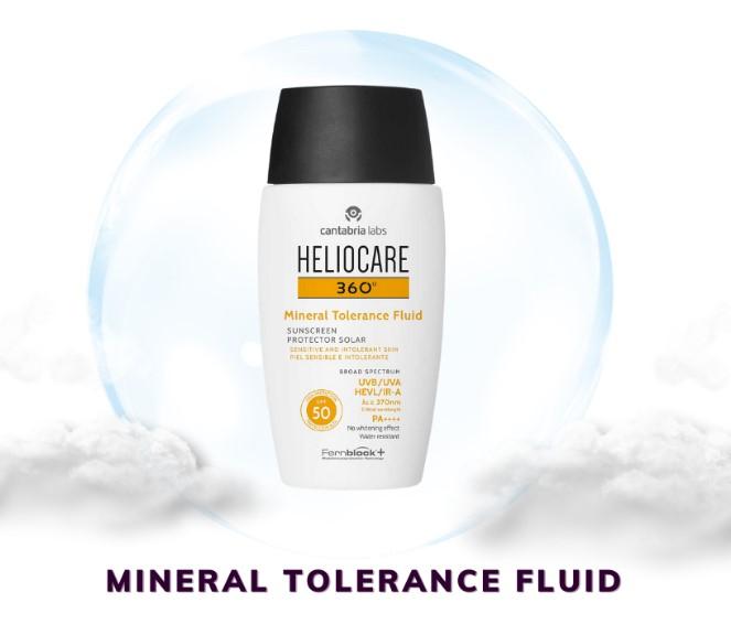 Kem chống nắng Heliocare 360° Mineral Tolerance Fluid