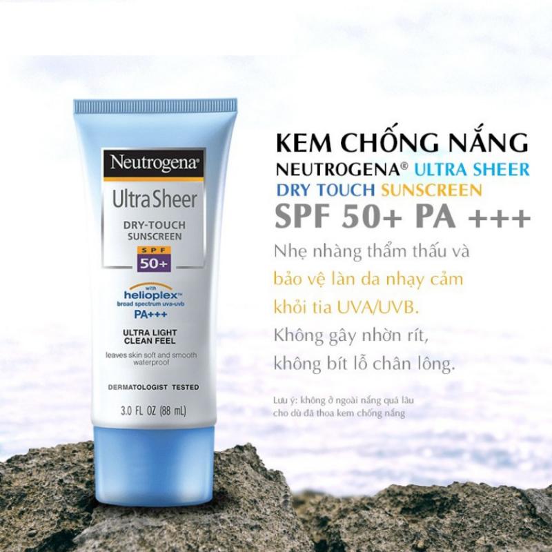 Kem chống nắng Neutrogena Ultra Sheer Dry Touch Suncreen SPF 50+