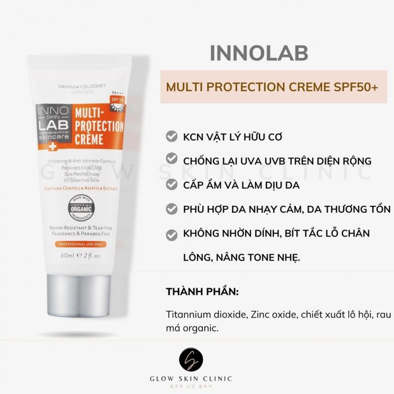 Kem chống nắng Organic Inno Lab Premium Multi-Protection Sun Creme