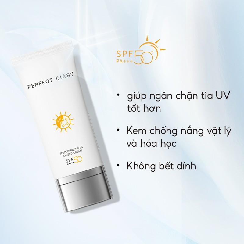 Kem chống nắng Perfect Diary  SPF50+ bảo vệ khỏi tia UV PA+++