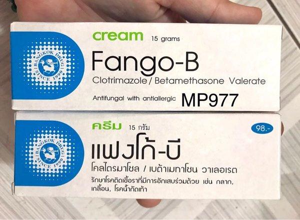 Kem đặc trị các loại nấm da và lang ben Fango-B Cream