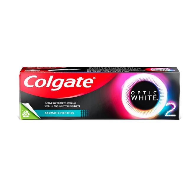 Kem đánh răng Colgate trắng răng Optic White O2