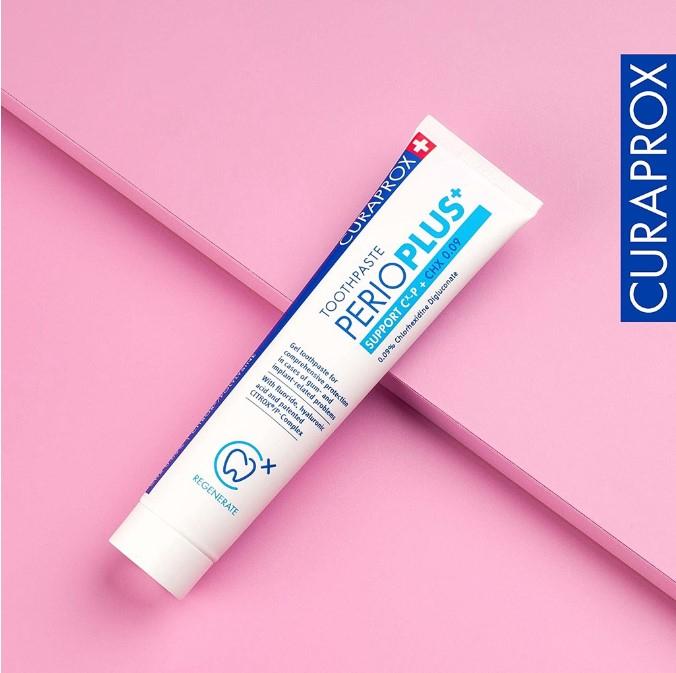 Kem đánh răng ngăn ngừa viêm nướu Curaprox Perio Plus Support CHX 0.09%