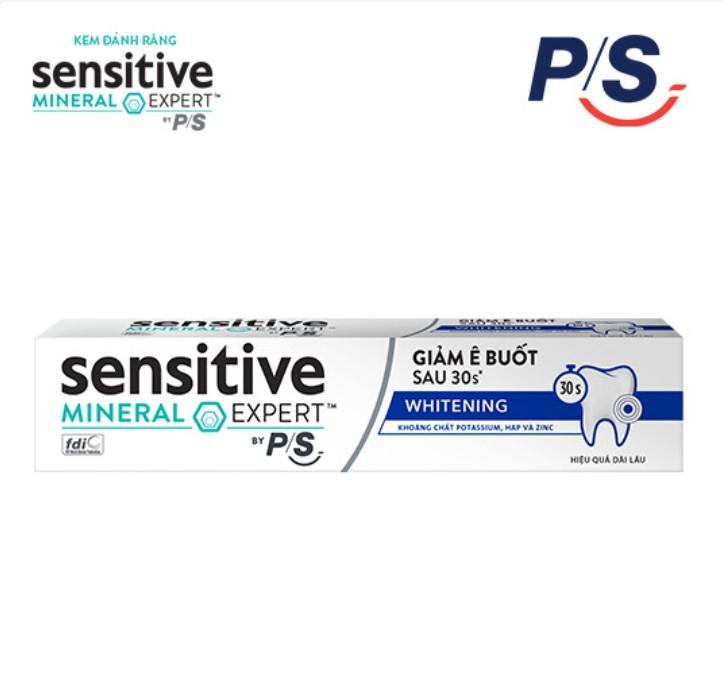 Kem đánh răng P/S Sensitive Mineral Expert Whitening