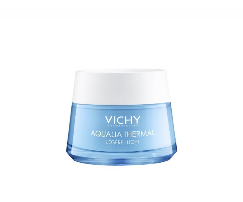 Kem dưỡng ẩm cấp nước cho da căng mịn Vichy Aqualia Thermal Rehydrating CreamLight