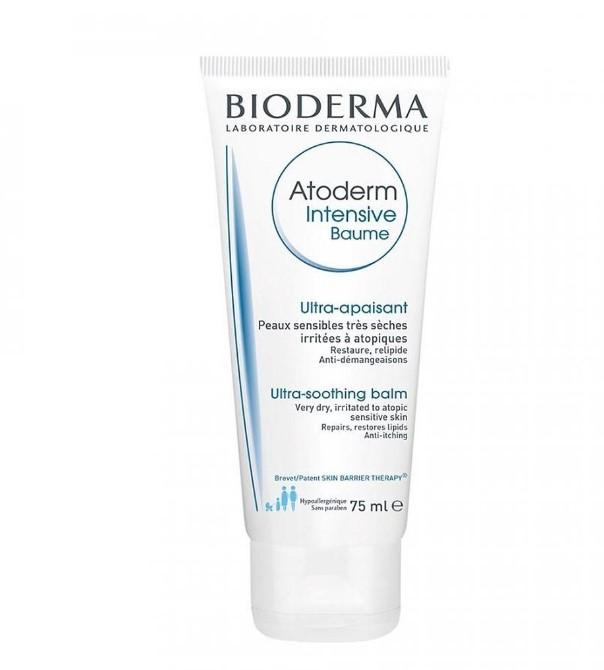 Kem dưỡng ẩm, làm dịu dành cho da khô, nhạy cảm, da chàm dị ứng Bioderma Atoderm Intensive Baume