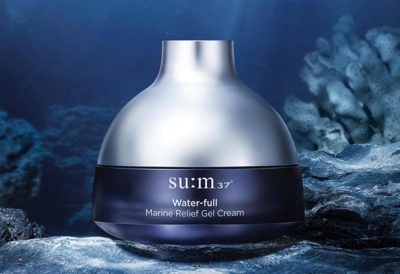 Kem dưỡng ẩm mượt da Su:m37 Water-full Marine Relief Gel Cream