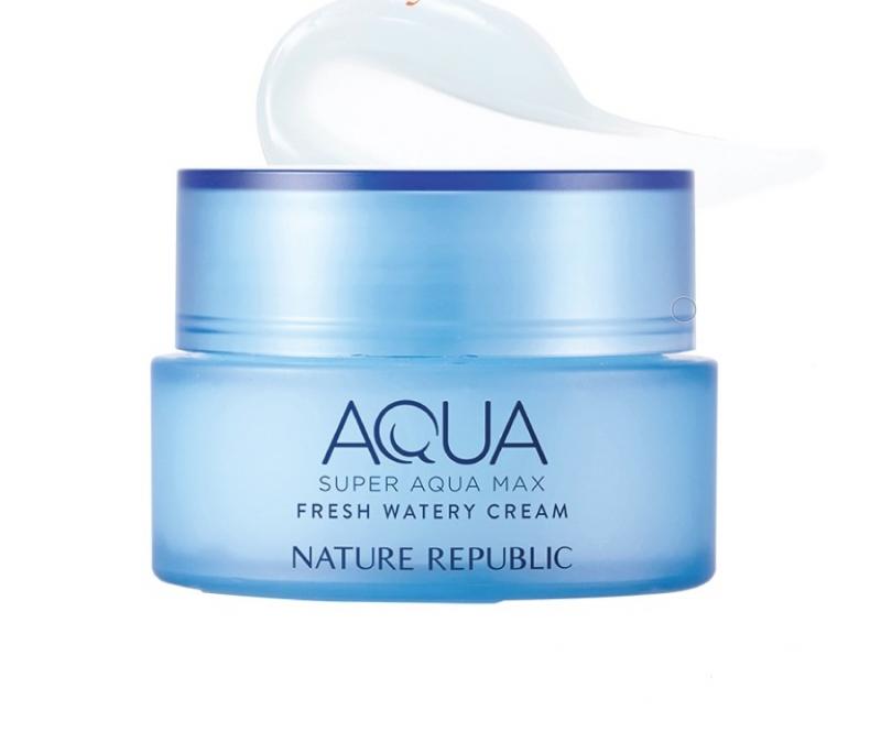 Kem dưỡng ẩm  Nature Republic Super Aqua Max Fresh Watery Cream
